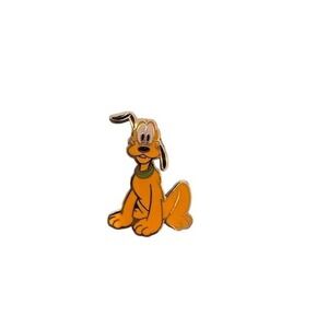 Disney Pluto Dog Enamel Pin Sitting Pose Collectible Accessory lock back